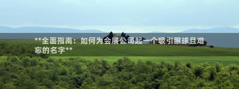 果博平台真实吗安全吗可信吗安全吗：**全面指南：如何为会展公司起一个吸引眼球且难
忘的名字**