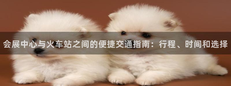 果博公司会员注册账号开户：会展中心与火车站之间的便捷交通指南：行程、时间和选择
